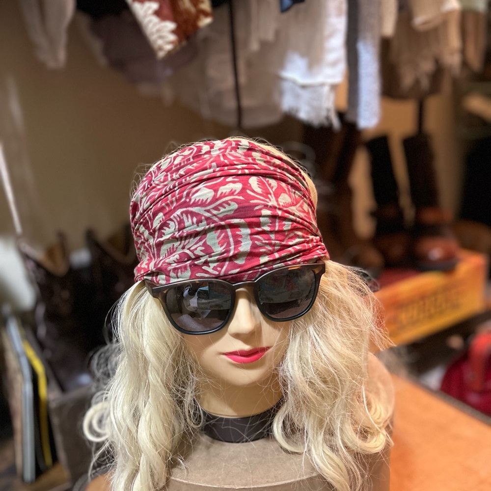 Red & Grey Headband - Picture 2 of 2